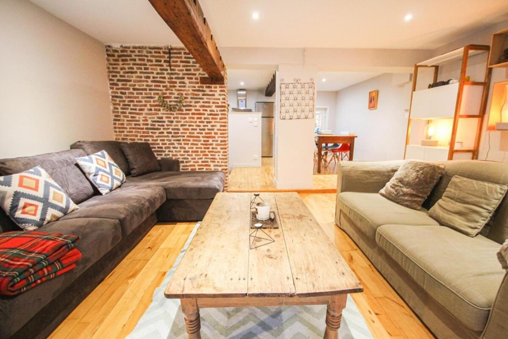 Duplex In The Heart Of Old Lille Terrace + Parking Apartment Bagian luar foto