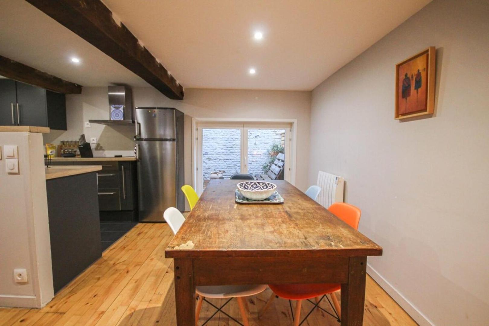 Duplex In The Heart Of Old Lille Terrace + Parking Apartment Bagian luar foto