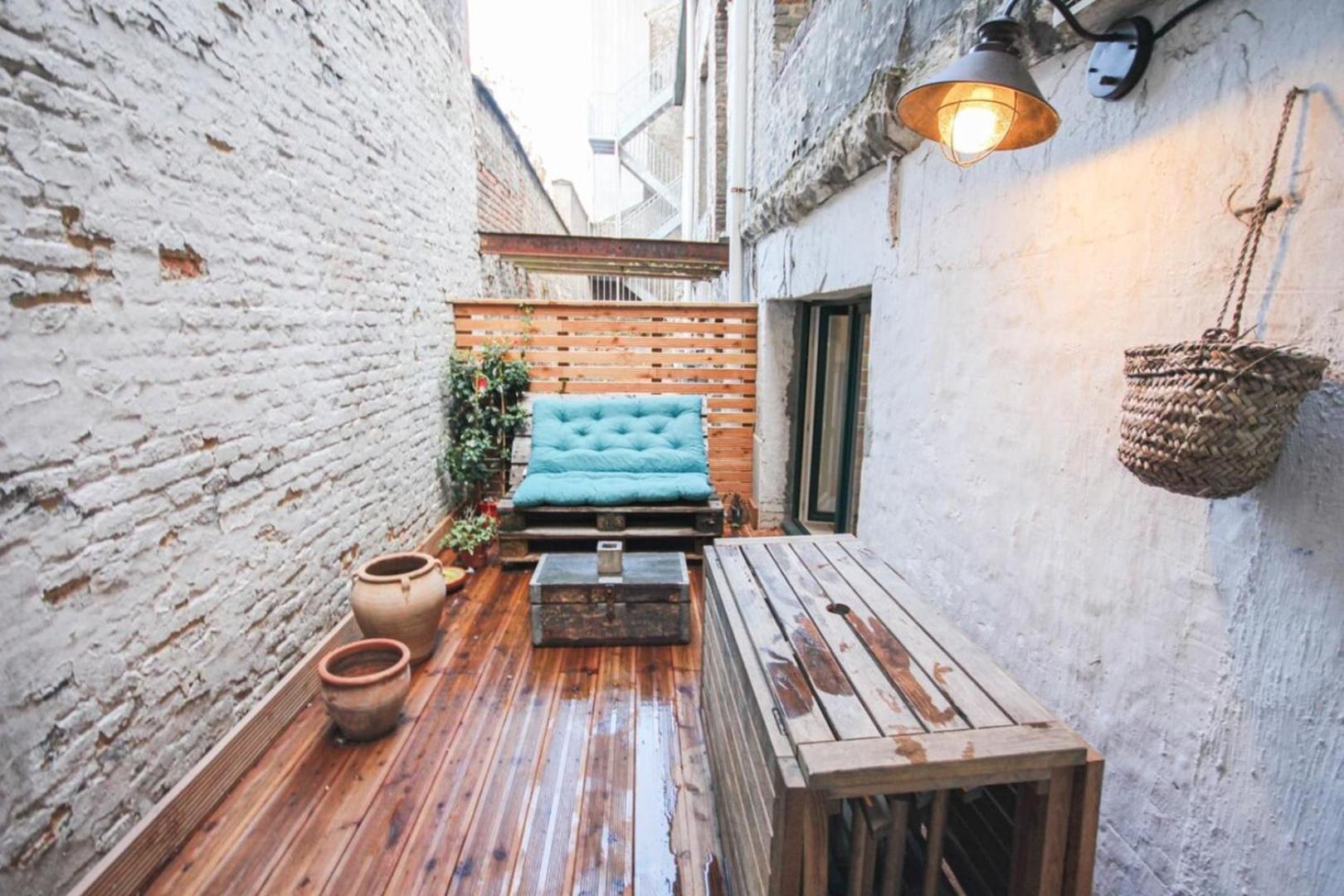 Duplex In The Heart Of Old Lille Terrace + Parking Apartment Bagian luar foto